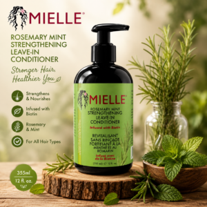 Mielle Rosemary Mint Strengthening Leave-In Conditioner (355ml)